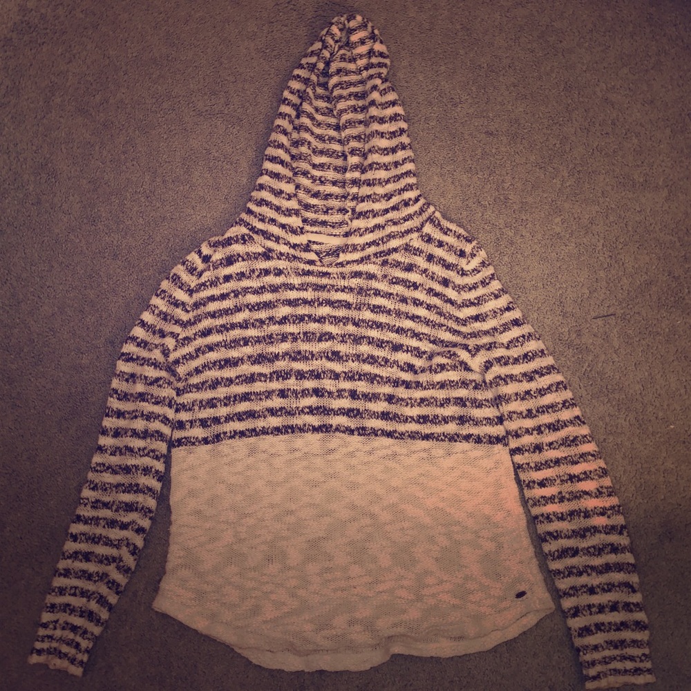 O’Neill woven striped hoodie